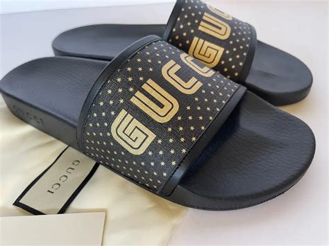 pursuit gucci slides|bloomingdale's Gucci slides.